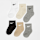 Nike, 6 PACK - Swoosh Infant Ankle Sock, multi-colour