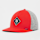DJINNS, HFT Cap Tiny Waffle, red