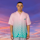 MCM x SNIPES, Gradient Resort Shirt, light pink