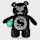 SPRAYGROUND, Dripping Sharks In Paris Moneybear Teddy Bear, grey