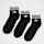 adidas Originals, 3 PACK - 3-Stripes Ankle Socks, black