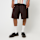 Prohibited, Pleated Shorts, brown
