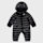 Nike, Solid Baby Snowsuit, black