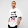 Mister Tee, Stay Calm In Chaos Oversize Tee, white