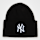 New Era, Wide Cuff Beanie New York Yankees black, black
