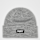 SNIPES, Woven Label Basic Logo Beanie grey melange, grey