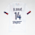 Nike, Doué / No. 14 / Paris Saint-Germain Nike Kids Away Stadium 2024/25, white