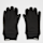 SNIPES, Woven Flag Label Basic Logo Tech Fleece Gloves, black