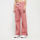 Nike, Sportswear Phoenix High-Rise Logo Wide Leg Pants, light pink