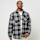 Urban Classics, Padded Checked Shirt Jacket, black
