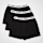 SNIPES, 3 PACK - White Tape Woven Boxershorts, black