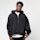 Karl Kani, College Heavy Crop Zip Hoodie, black
