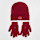 Nike, Jan Monogram Beanie Set (2 Piece), red