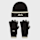 New Era, Script Beanie Set (2 Piece), black