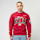 Mitchell & Ness, NBA Chicago Bulls There & Back Fleece Crew, red
