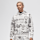 Jordan, Essential Allover Print Hoodie, beige