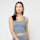 aim'n, Ribbed Seamless Shaping Bralette, blue
