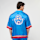 zəяo si:x nœf, Primary Logo Ornament Resort Shirt, blue