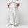 zəяo si:x nœf, Primary Logo Oversized Straight Leg Color Block Trackpants, white