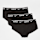 Nike, 3 PACK - Boys Hip Briefs, black