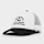 Karl Kani, Woven Signature Kani Music Trucker Cap, white