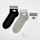 adidas Originals, 3 PACK - adicolor Trefoil 3-Stripes Ankle Socks, grey