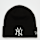 New Era, Beanie Metallic New York Yankees black, black