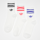 adidas Originals, 3 PACK - 3 Stripes Crew Socks, white
