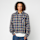 Karl Kani, Small Signature Cropped Check Shirt, multi-colour